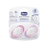 Chicco Physio Pembe Silikon 4m+ 2'li Emzik