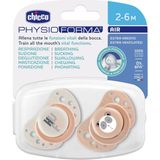 Chicco Physioforma Air 2'li Silikon Emzik 2-6 Ay Kız - Standart - Çok Renkli