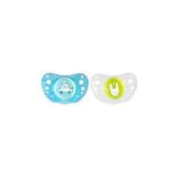 Chicco Physioforma Air Emzik 2'li - Beyaz - Mavi - 0 - 3 Ay