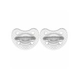 Chicco Physioforma Crystal 2'li Silikon Emzik 16-36 Ay Şeffaf