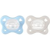 Chicco Physioforma Dual Soft 2'li Silikon Yalancı Emzik 2-6 Ay Erkek Çocuk Renkli ve Konforlu - Standart