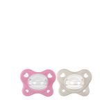 Chicco Physioforma Dual Soft Bej 6-16 Ay Silikon 2'li Emzik - Pembe