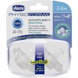Chicco Physioforma Mini Soft Silikon Emzik 2-6 Ay Karanlıkta Parlayan Özelliği ile Konfor - 2 - 6 Ay - Mavi