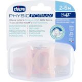 Chicco Physioforma Soft 2'li Silikon Emzik 2-6 Ay Kız - 2 - 6 Ay - Açık Pembe