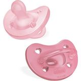Chicco Physioforma Soft 2'li Silikon Emzik 6-16 Ay Kız - 6 - 16 Ay - Pembe - Beyaz