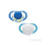 Chicco Physioring Yalancı Emzik / 2'li Kutu - 0 - 3 Yaş - Mavi