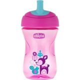 Chicco Pipetli Eğitim Bardağı 12 Ay+ Kızlar İçin Sızdırmaz Tasarım
