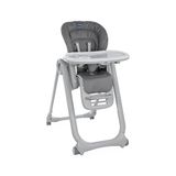 Chicco Polly Magıc Dark Grey-Pr Renkli Mama Sandalyesi 0-3 Yaş İçin Katlanabilir ve Taşınabilir