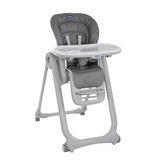 Chicco Polly Magic Fonksiyonel Mama Sandalyesi, 5 Noktalı Emniyet Kemerli, 6 Ay – 15 kg - Dark Gray