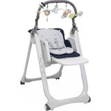 Chicco Polly Magic Relax Bebek Mama Sandalyesi Mavi Renk 0-3 Yaş İçin Yumuşak Kumaş Özellikli - Blue Passion