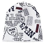 Chicco Unisex Bebek Şapka, Siyah/Beyaz, 0 Ay