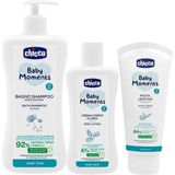 Chicco Vücut Losyonu 200 Ml, Saç ve Vücut Şampuanı 750 Ml, Doğal Pişik Kremi 100 ml