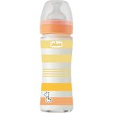 Chicco Wb Biberon Cam 240 Yavaş Akış-Unısex - Turuncu
