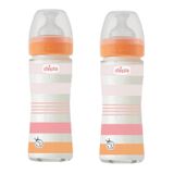 Chicco Wellbeing Cam Biberon 240 Ml - Yavaş Akış 2 Adet