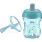 Chicco Yarı Yumuşak Uçlu Alıştırma Bardağı 6+ Ay 200 ml Erkek (4 Adet)