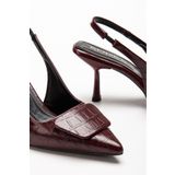 CHİCELLA Adessa Bordo Kadın Topuklu Ayakkabı Stiletto