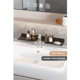 Chicho Home Mutfak Rafı Tezgah Üstü Düzenleyici Organizer Vidalı Ve Yapışkanlı