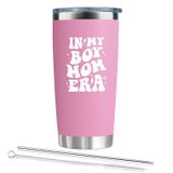 CHICKOR In My Boy Mom Era Pipetli Bardak - Oğlan Anne Anneler Günü Hediyesi - Erkek Anne Kahve Fincanı Yeni Anne, Anne, Hamile Anne, Anne Bekleniyor, Erkek Bebek Oğlundan Olmak, Oğul - 590 ml Erkek