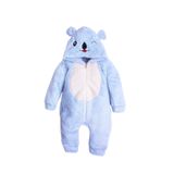 Chicsy Baby Kışlık Tatlı Peluş Kapüşonlu Ayıcık Nakışlı Bebek Çocuk Welsoft Tulum