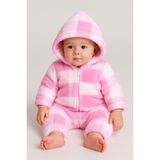 Chicsy Baby Kışlık Tatlı Peluş Welsoft Tulum Kız Bebek Tulum - Pembe - 3 Yaş