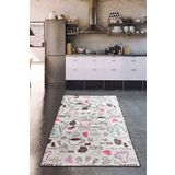 Chilai Home 100x200 cm Hot Drinks Djt Mutfak Halısı