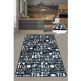 Chilai Home 120x180 cm Hot Tea Siyah Djt Mutfak Halısı