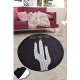 Chilai Home 140x140 cm Wild And Free Djt Çap Dekoratif Halı