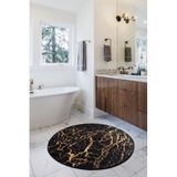 Chilai Home 8682125925691 Goldes Dijital Çap 100 cm Banyo Halısı