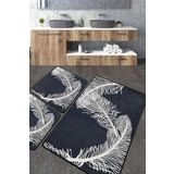 Chilai Home Alisan Banyo Halısı Djt 3lü Set Banyo Halısı Paspas Yıkanabilir Kaymaz