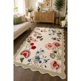 Chilai Home Alıse Makinede Yıkanabilir Kaymaz Taban Leke Tutmaz Dijital Salon Halısı Mutfak Halısı ve Yolluk