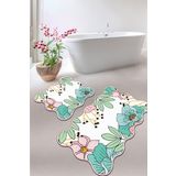 Chilai Home Anemon Djt 2li Set Banyo Halısı Takımı, Klozet Paspası