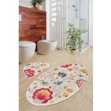 Chilai Home Arya 2'li Set Banyo Halısı Yıkanabilir, Kaymaz Taban