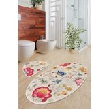 Chilai Home Arya Djt 2li Set Banyo Halısı Yıkanabilir, Kaymaz Taban