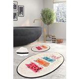 Chilai Home Baby Cats Djt 2li Set Banyo Halısı Klozet Takımı