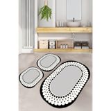 Chilai Home Balloch Djt 3'lü Set Banyo Paspası