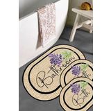 Chilai Home Bano 3lü Set Banyo Halısı Djt