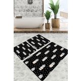 Chilai Home Banyo Halısı Djt 3lü Set Banyo Paspası Kaymaz Tabanlı Klozet Takımı, 50 x 60, 8683264211898