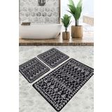 Chilai Home Banyo Halısı Djt 3lü Set Banyo Paspası Kaymaz Tabanlı Klozet Takımı, 50 x 60, 8683264211966