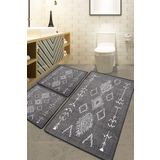 Chilai Home Bare 3lü Set Banyo Halısı Djt