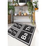 Chilai Home Barıum Thorıum Djt 3lü Set Banyo Halısı Banyo Paspası