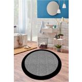 Chilai Home Barley Black 120x120 Cm Banyo Halısı