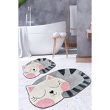 Chilai Home Big Cat 2li Set Banyo Halısı Djt