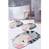 Chilai Home Big Cat 3lü Set Banyo Halısı Djt