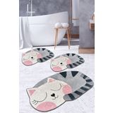 Chilai Home Big Cat 3'lü Set Banyo Halısı
