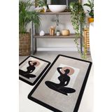Chilai Home Bonnetra 2'li Set Djt Banyo Halısı