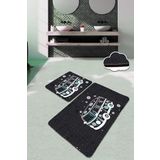 Chilai Home Bus 2li Set Banyo Halısı Paspas Klozet Takımı Yıkanabilir, Kaymaz Taban