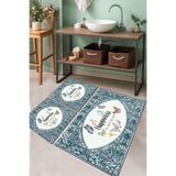 Chilai Home Calling You Djt 3'lü Set Banyo Halısı