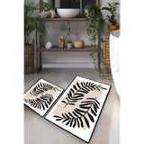 Chilai Home Casting Leaf Djt 2'li Set Banyo Halısı