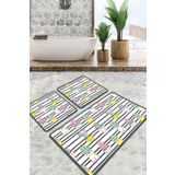 Chilai Home Catinus Cactus Djt 3'lü Set Banyo Halısı
