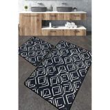 Chilai Home Cenero Djt 2'li Set Yıkanabilir Kaymaz Taban Banyo Halısı